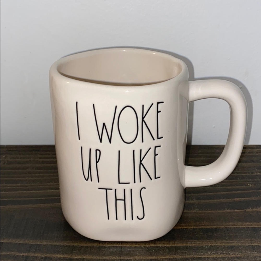 Rae Dunn I WOKE UP LIKE THIS coffee cup / mug